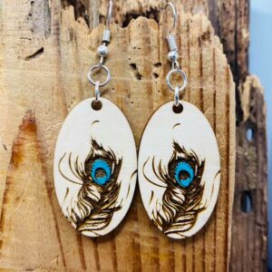 Peacock Earrings