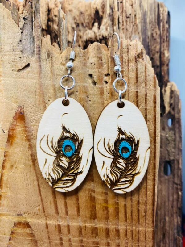 Peacock Earrings