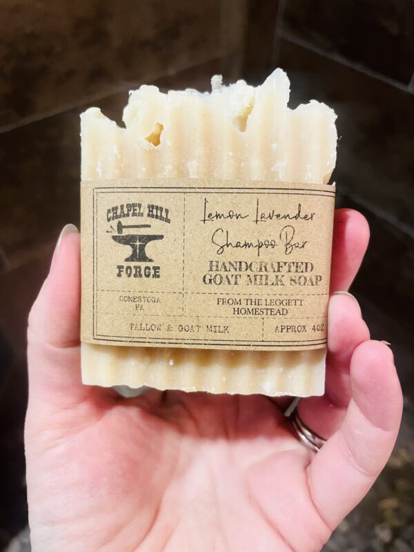Lemon Lavender Goat Milk Soap Shampoo Bar Goat Milk Shampoo Bar