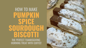 Pumpkin Spice Sourdough Biscotti
