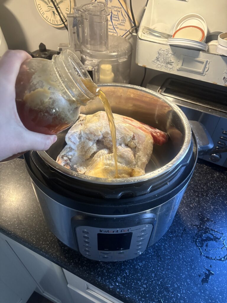 Cheesy Chicken Soup with Bone Broth