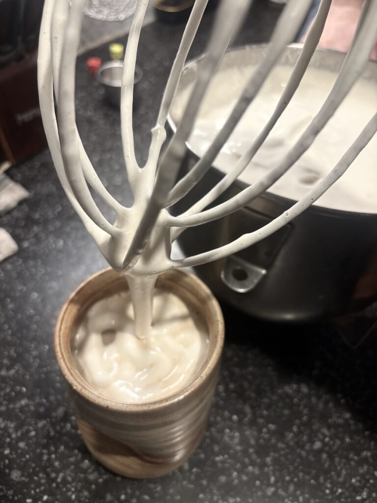 Homemade Marshmallow Fluff perfect for Hot Cocoa and Coffee