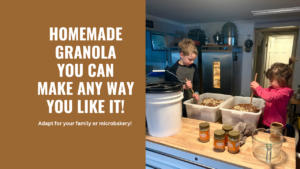 How to Make Homemade Granola in any flavor